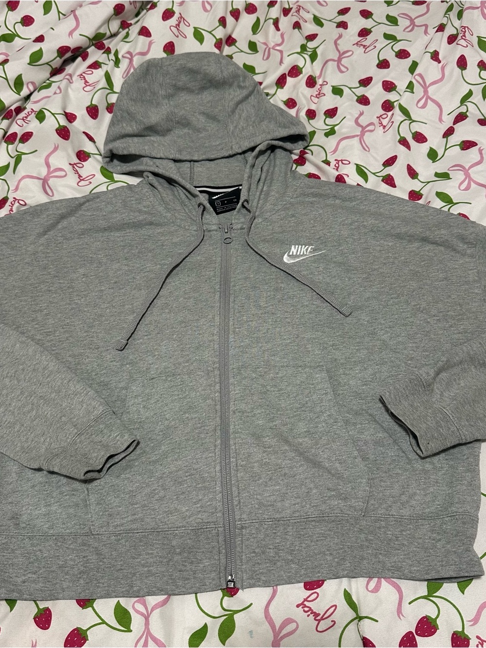 Nike athletic zip up sweater
